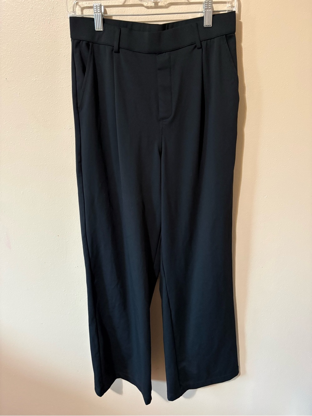 Halara Flex Day Stretch Wide Leg Work Pants Women’s size medium tall in black